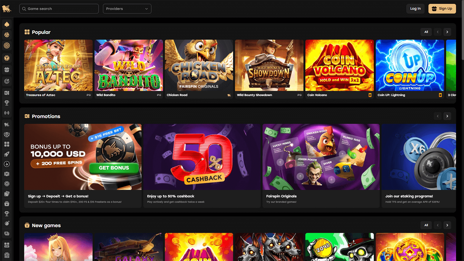 Fairspin Casino Homepage Norway