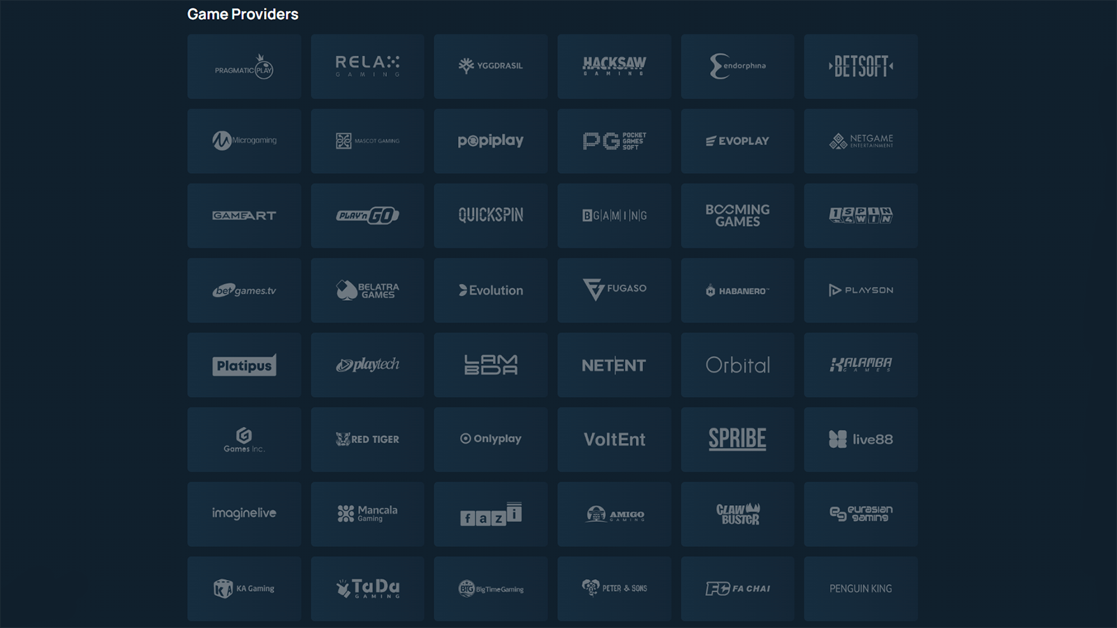 FortuneJack Casino Spillutviklere i Norge 