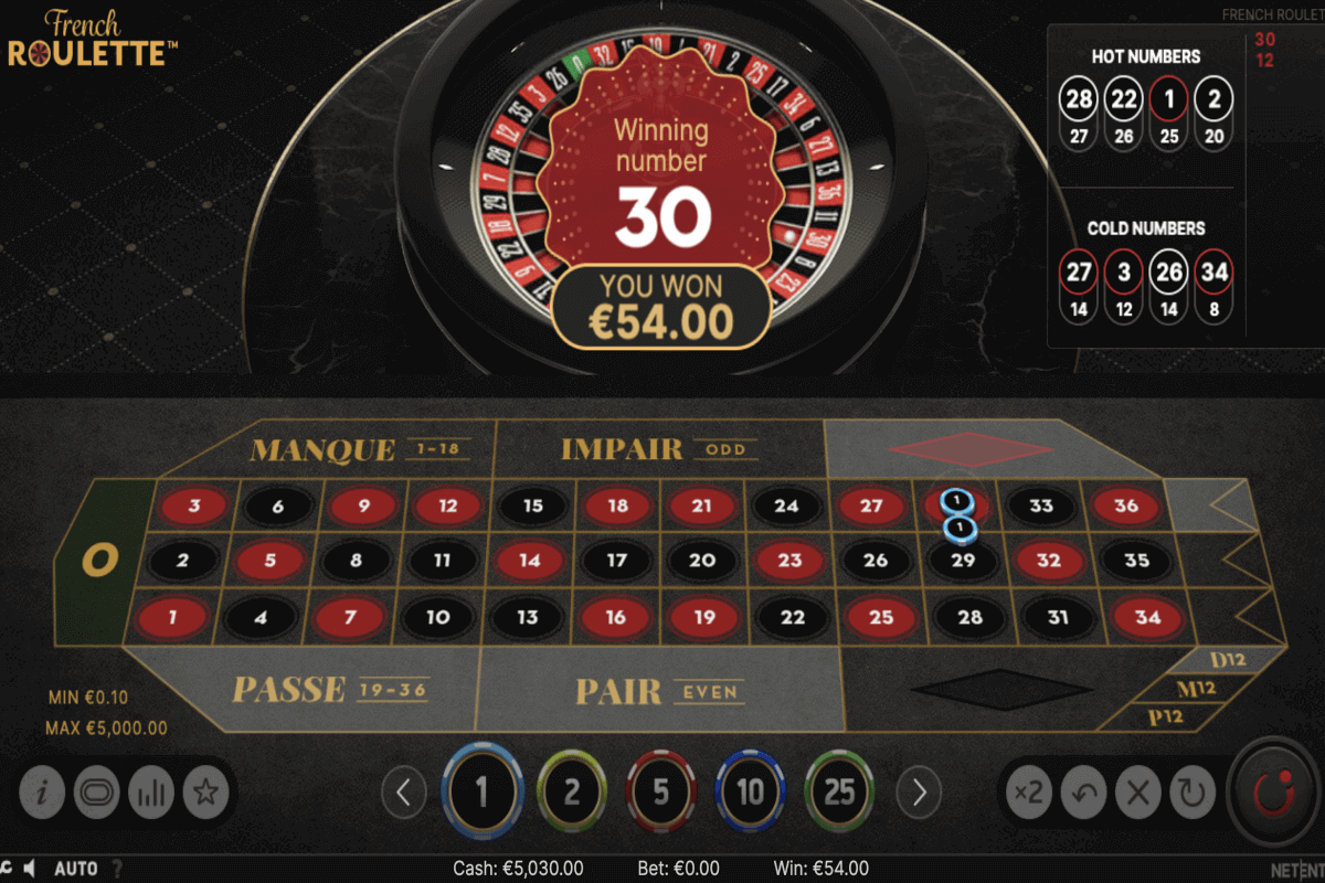 French Roulette Pro Series NetEnt screenshot 1 