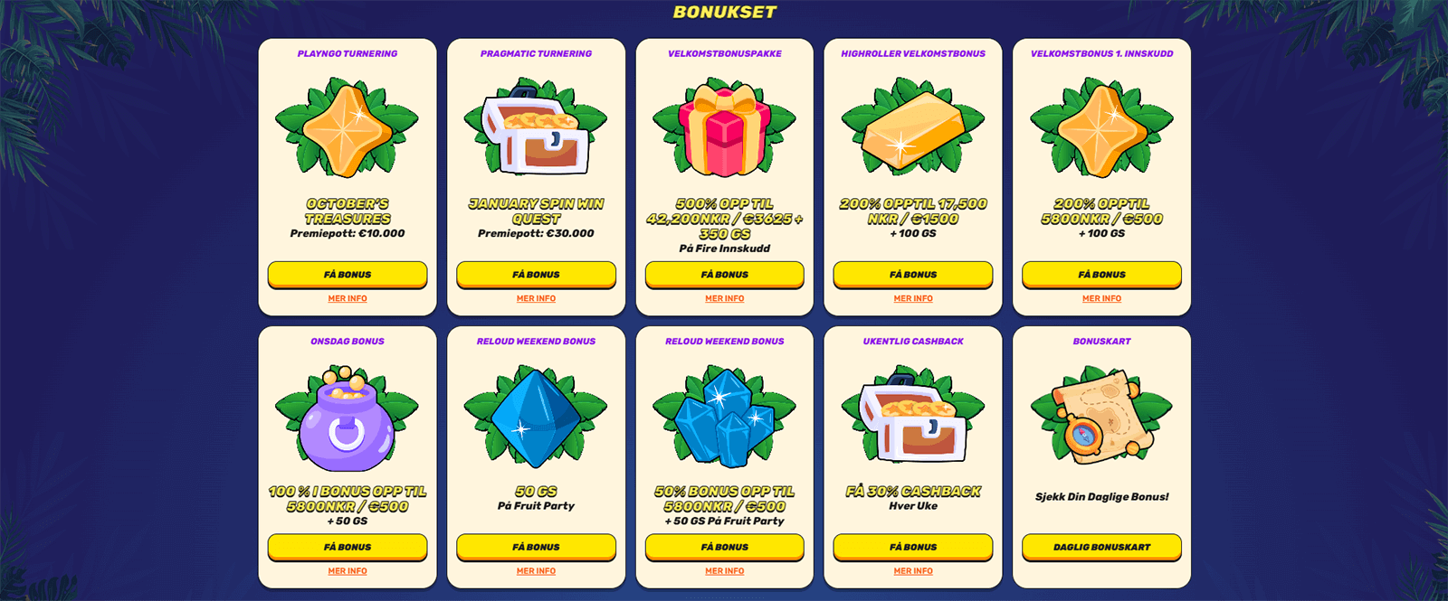 GambleZen Casino Bonuser for Norske Spillere