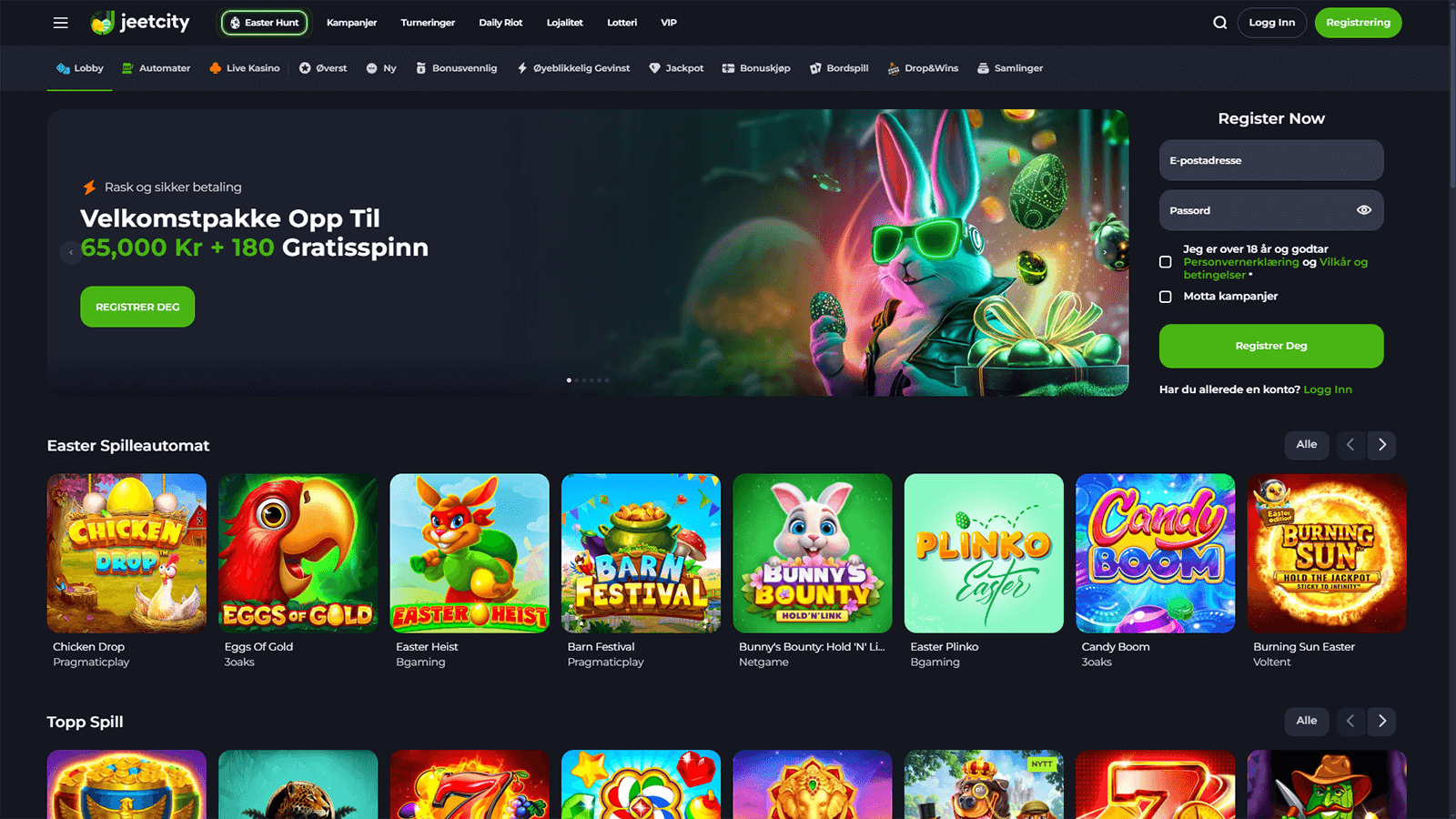 JeetCity Casino Norge