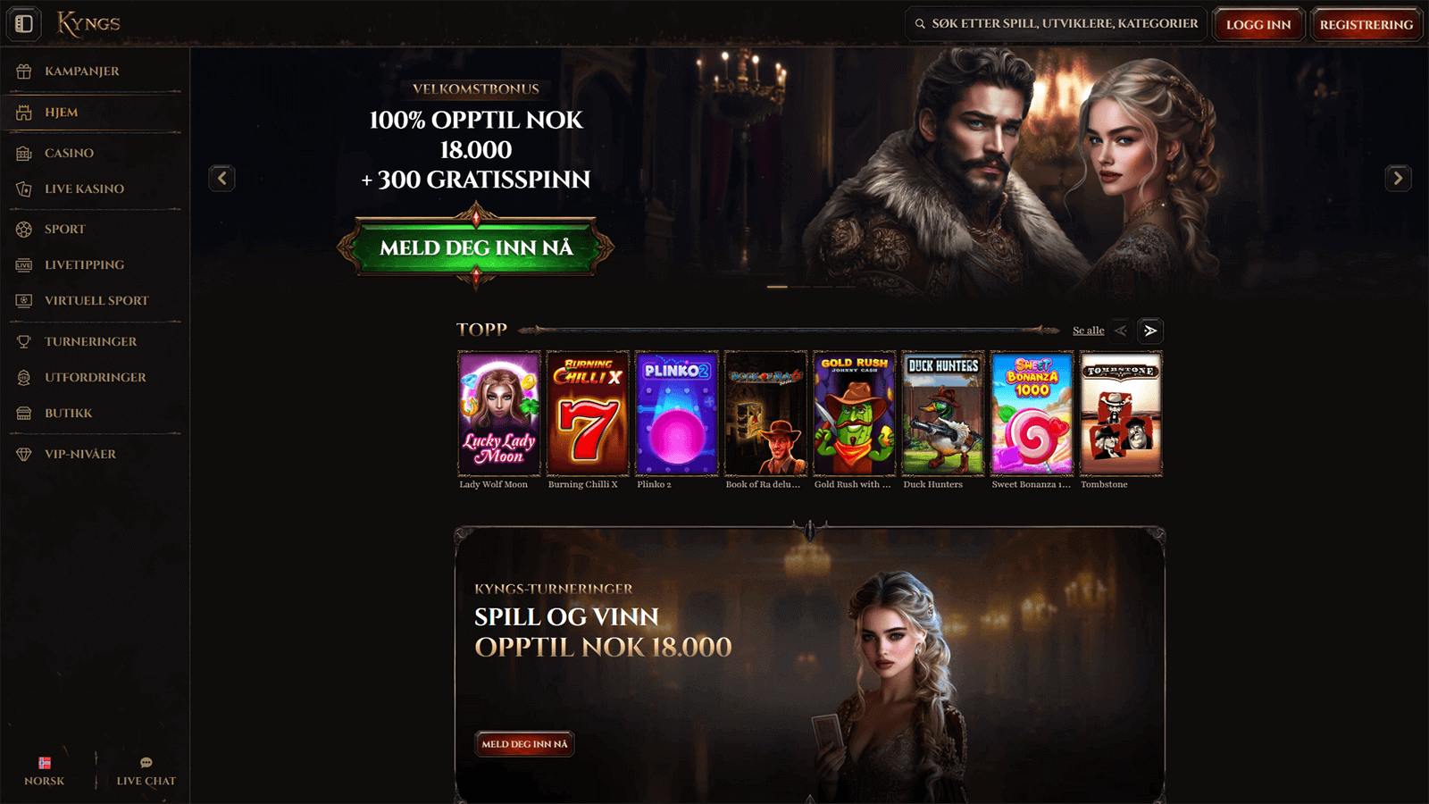 Kyngs Casino Norge