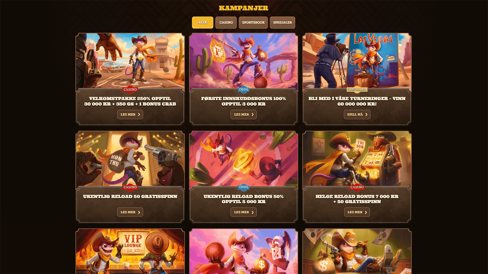 Lizaro Casino Bonuser i Norge 