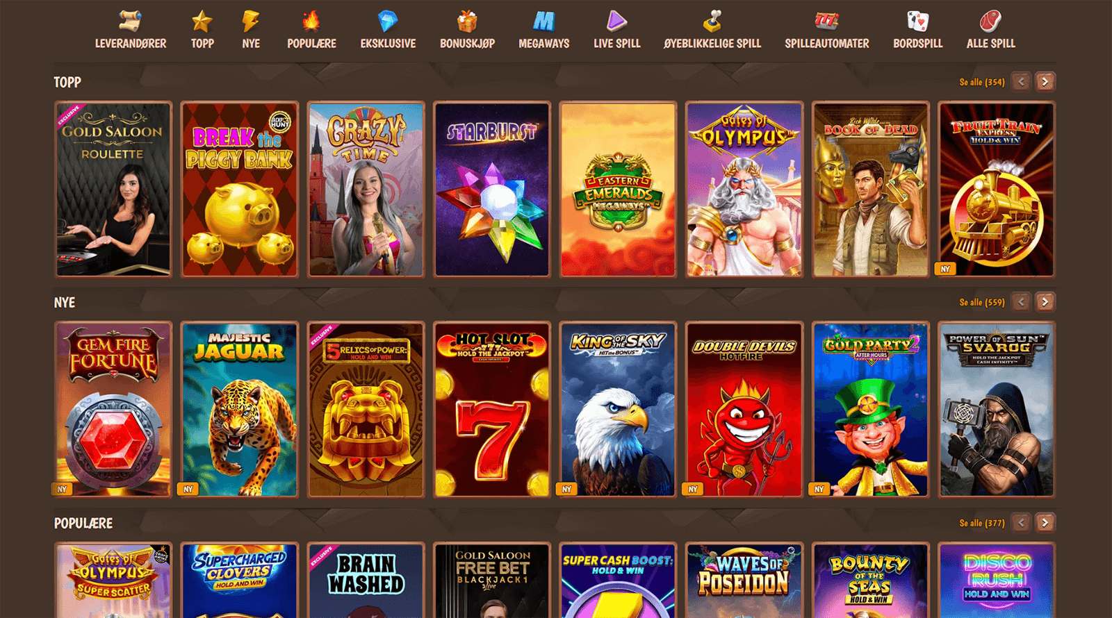 StoneVegas Casino TOP Games