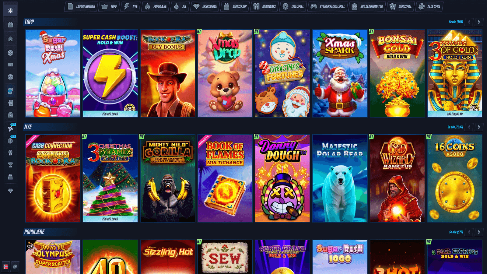 Vegshare Casino Spill