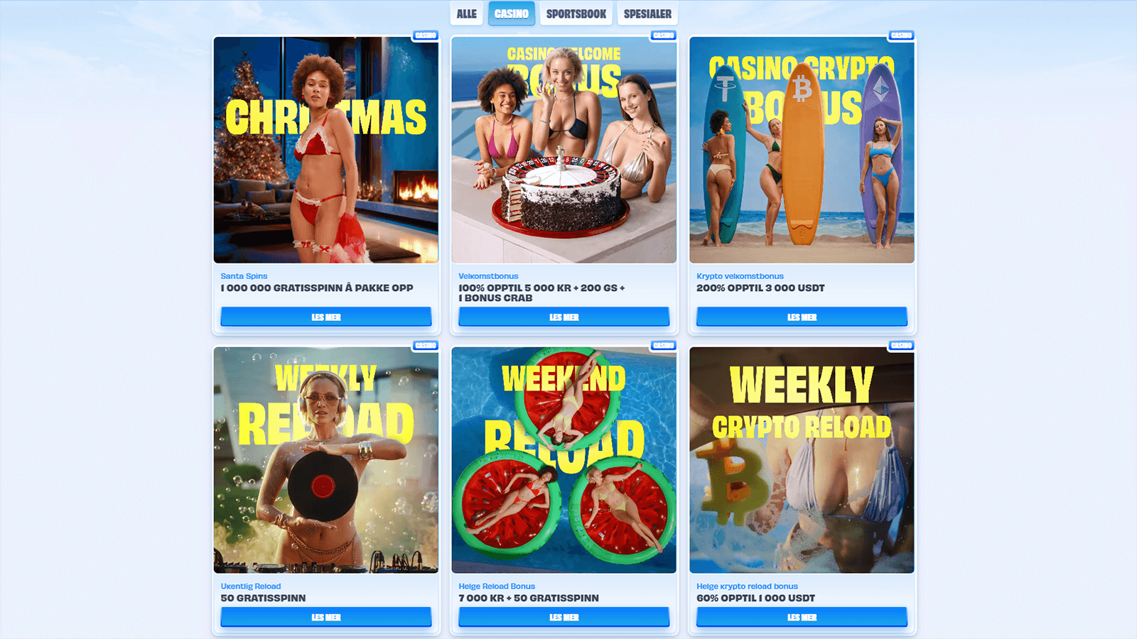 Velkomsttilbud hos OnlySpins Casino Norge 