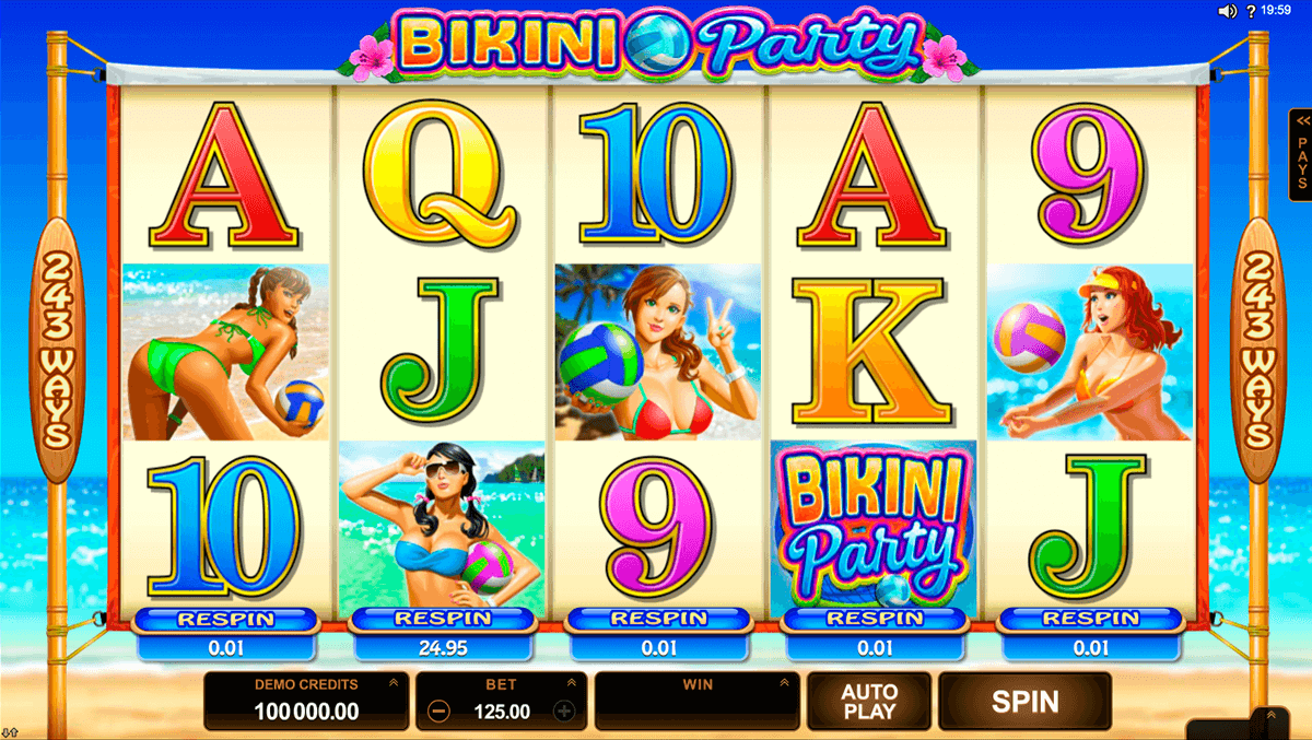 bikini party microgaming slot