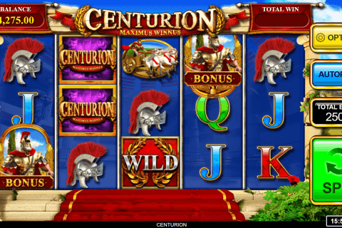 centurion inspired gaming slot