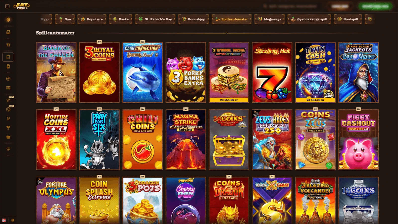 fatpirate casino mobilautomaten i norge