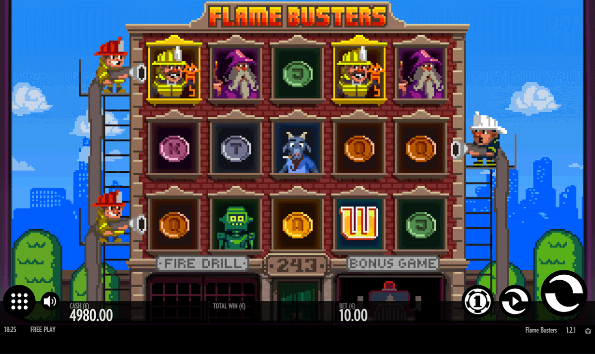 flame busters thunderkick slot 