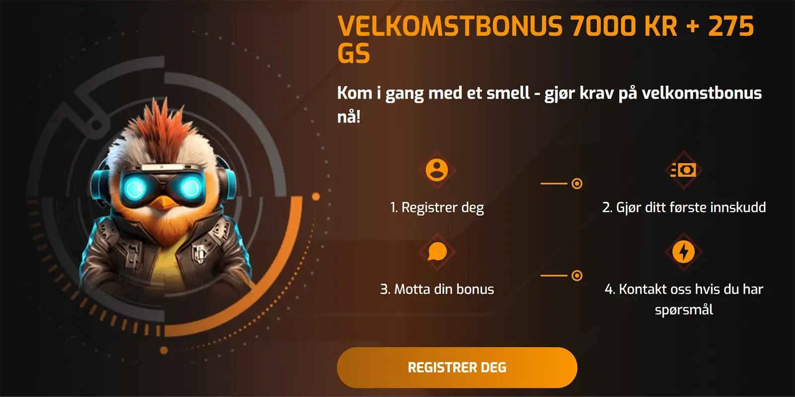 Hugo Casino velkomsttilbud i Norge 