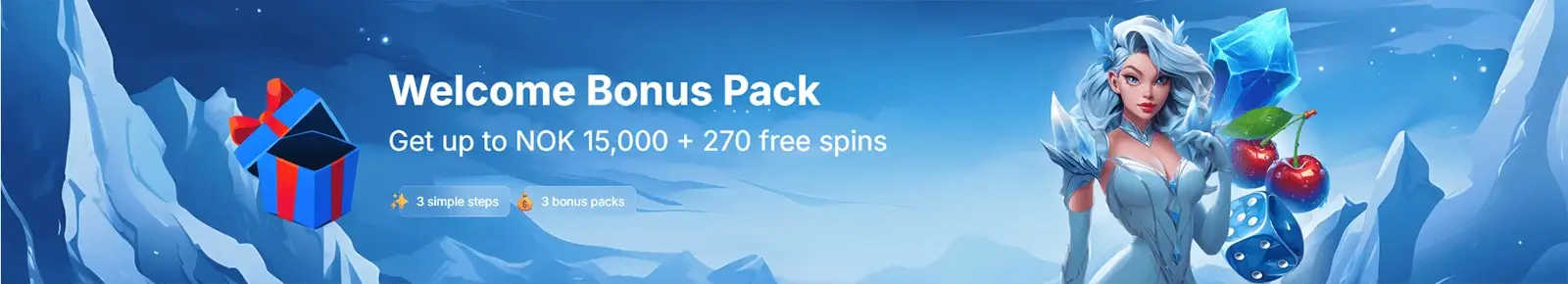 ICE Casino velkomstbonus i Norge 