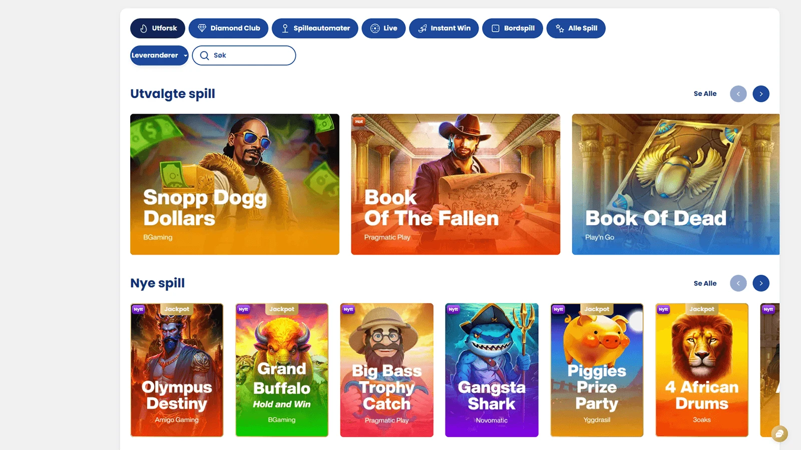 Lukki Casinospill i Norge 