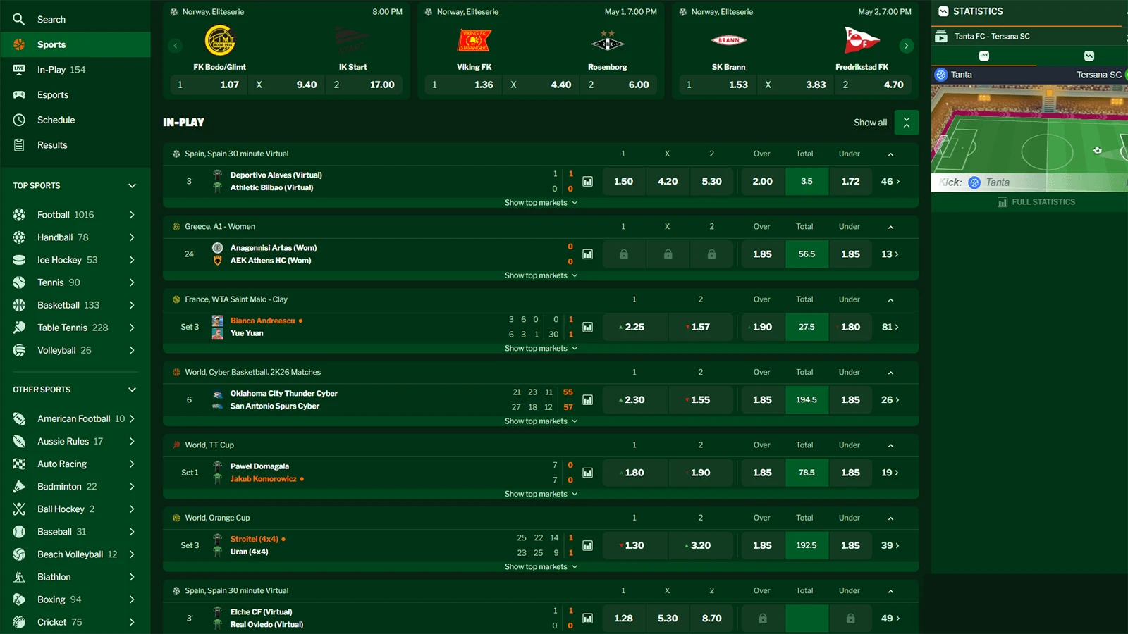 PUBS Casino Sportspill i Norge