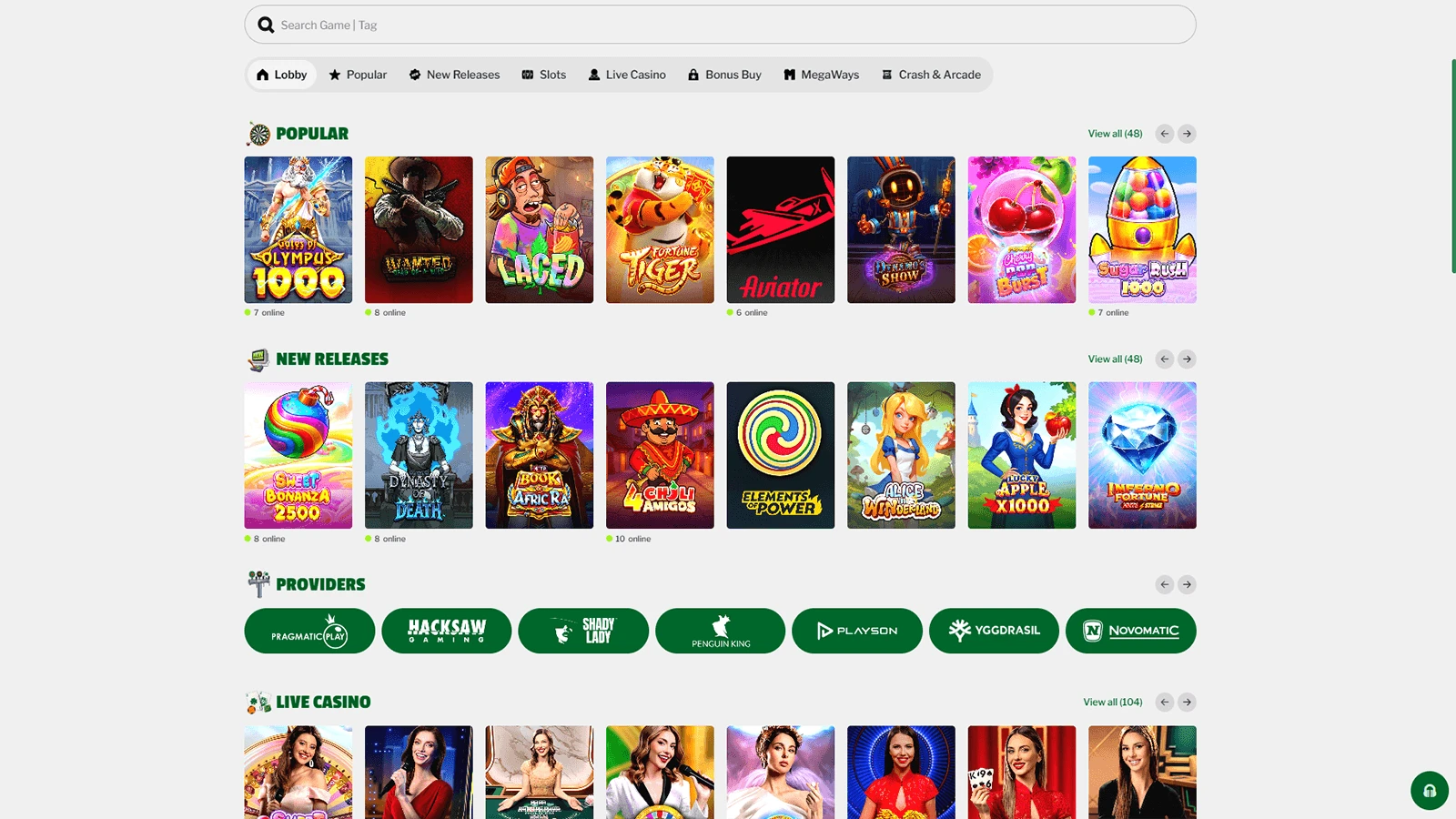 PUBS Casinospillutvalg i Norge