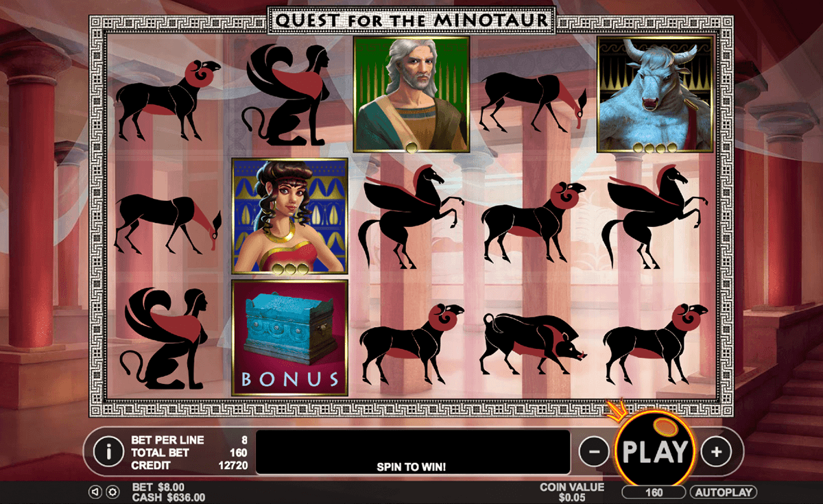 quest for the minotaur pragmatic slot