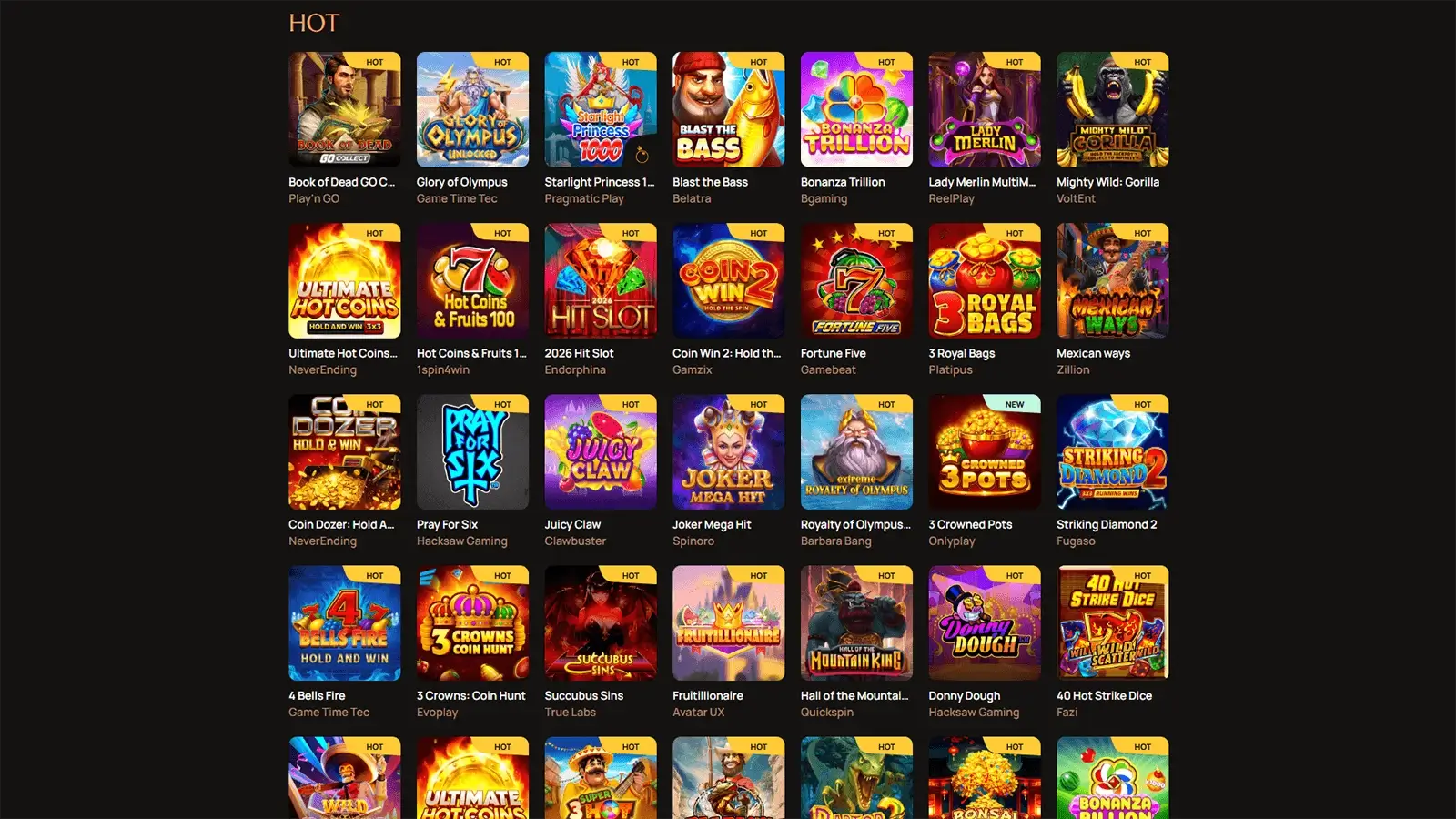 Ritzo Casino Beste Spill i Norge 