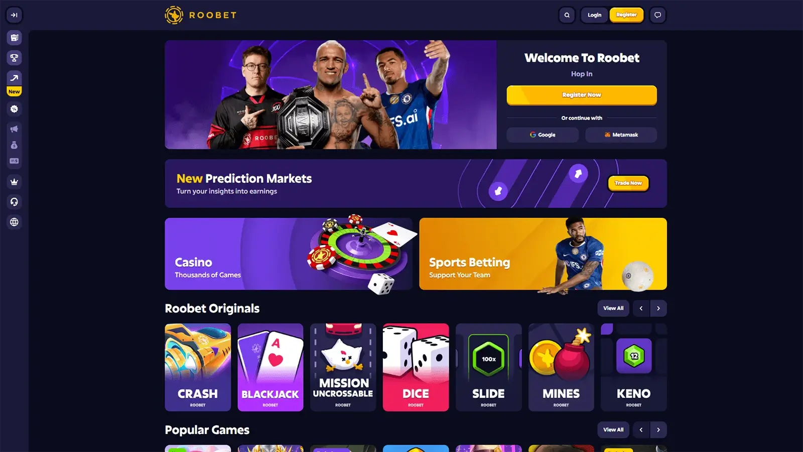 Roobet Casino Hjemmeside i Norge 