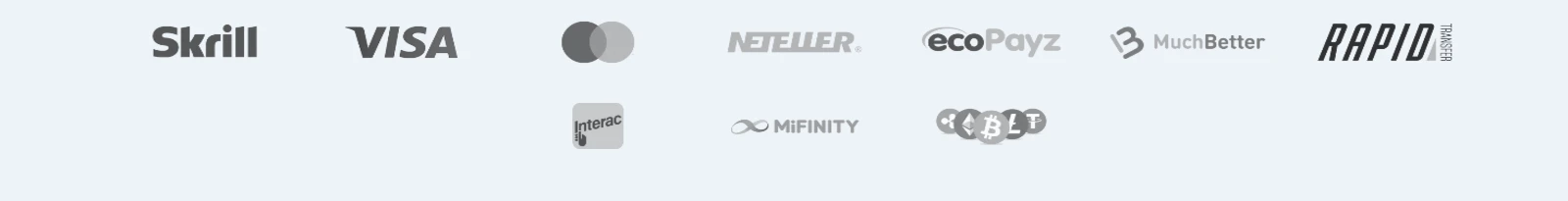 Spininio Betalingsmetoder