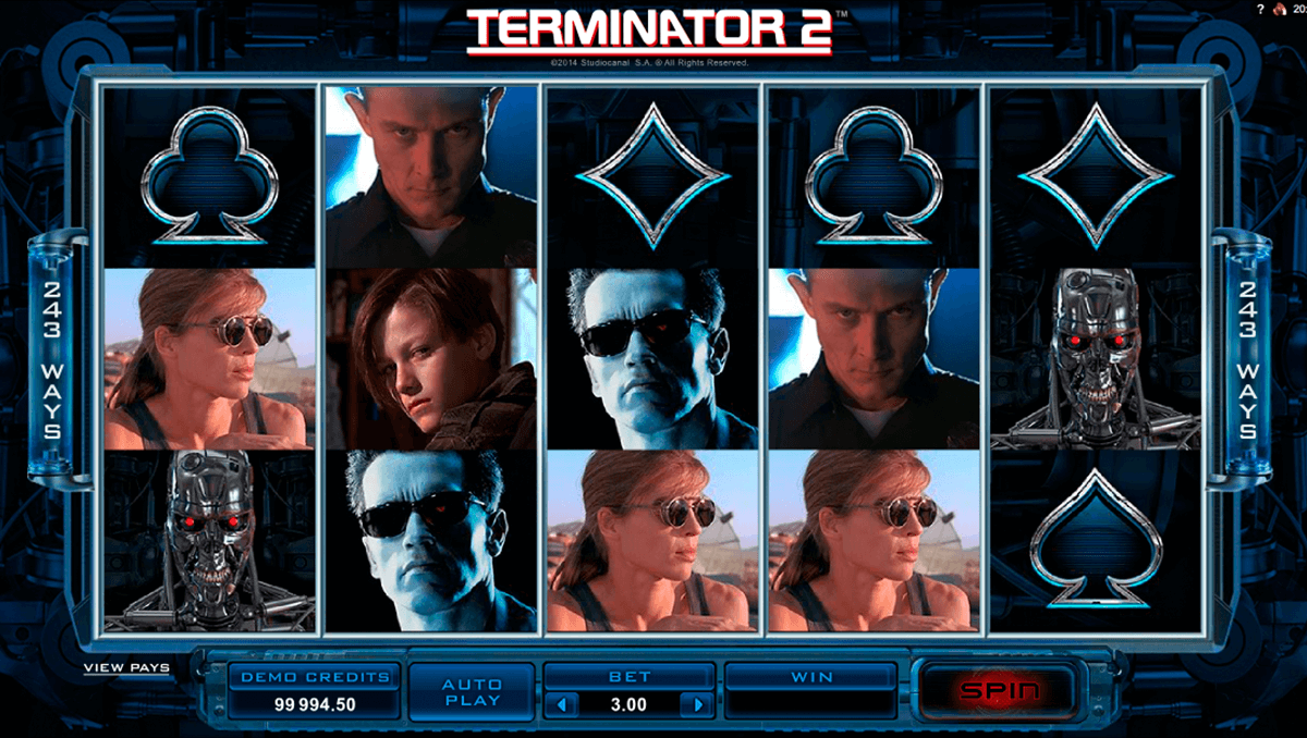 terminator 2 microgaming slot