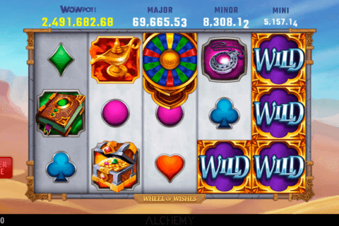 wheel of wishes alchemy gaming slot