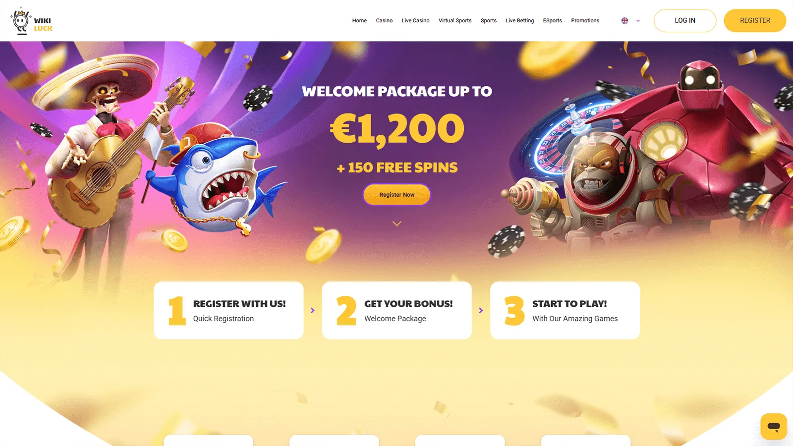 WikiLuck Casino hjemmeside i Norge 